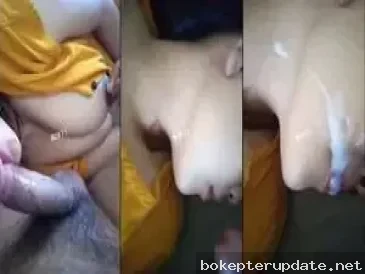 Sepong Kontol Gede Sampe Crot Penuh Mulut Gakuat Nelan